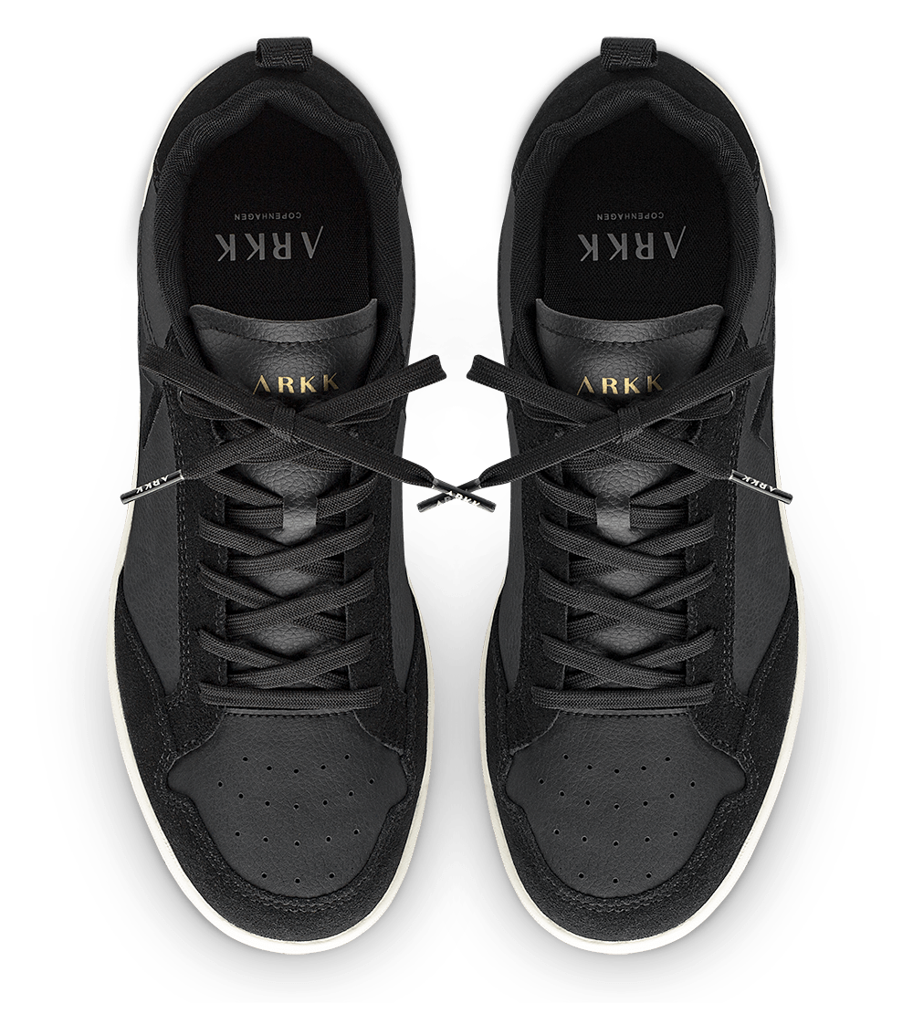 ARKK Collection Visuklass Leather Suede S-C18 | Black Marshmallow | Men Visuklass